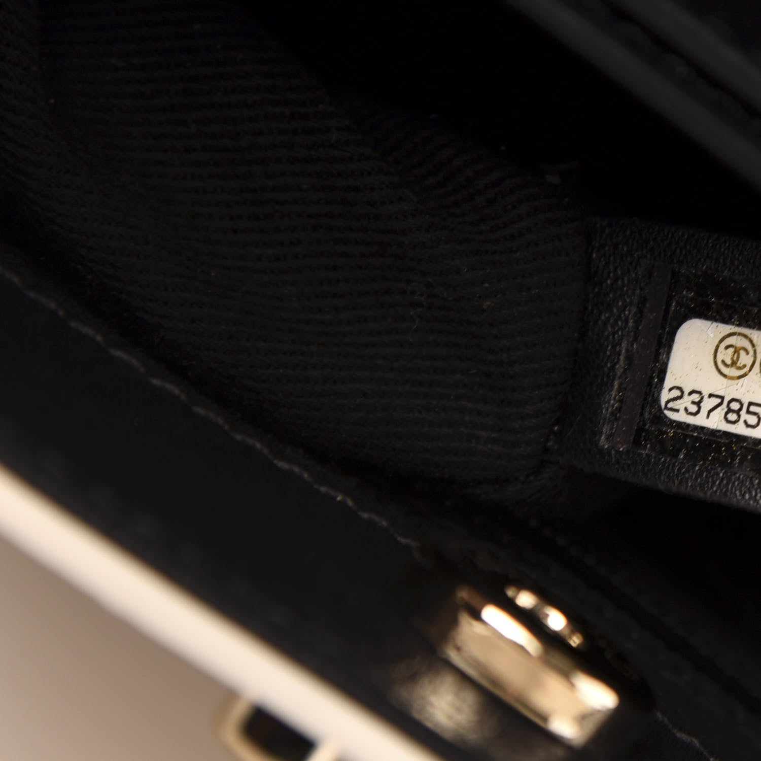 Chanel Grained Calfskin Mini Bi-Color Neo Executive Shopper Tote Beige Black 8 of 11