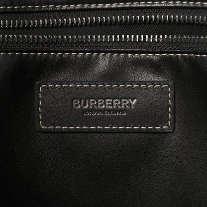 Burberry E-Canvas Denny Check Tote Brown 6 of 10