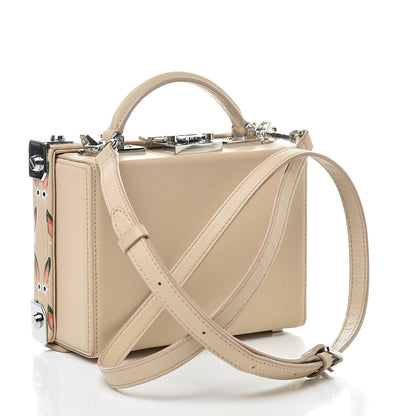 MCM Lambskin Star Eyed Bunny Small Berlin Crossbody Natural 3 of 10