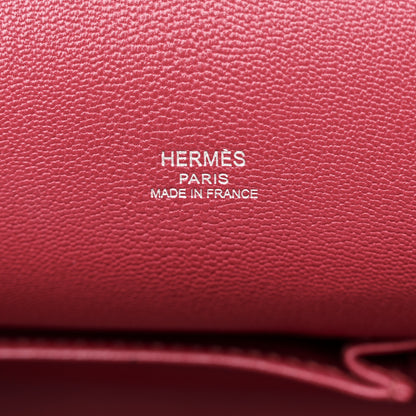 Hermes Taurillon Clemence Jypsiere 28 Rubis 6 of 13