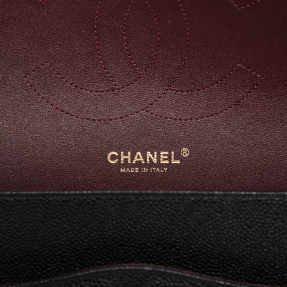 Chanel Caviar Quilted Jumbo Double Flap Black 6 of 8