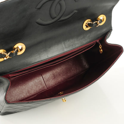 Chanel Lambskin Quilted XL Jumbo Single Flap Black 6 of 10