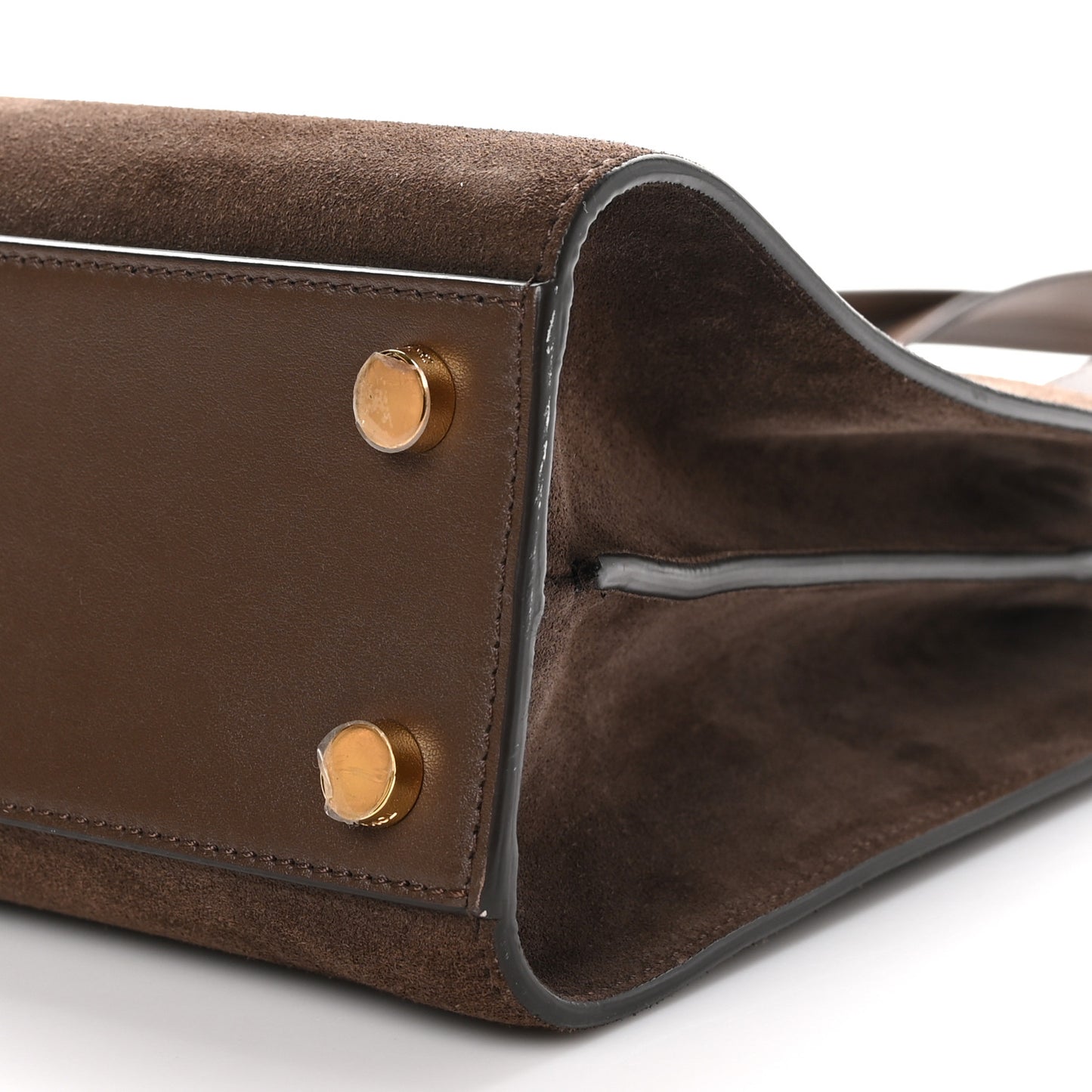 Suede Medium Tara Shoulder Bag Brown