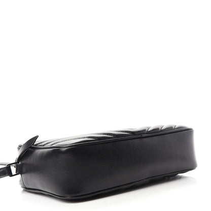 Saint Laurent Calfskin Matelasse Monogram Lou Camera Bag Black 4 of 12