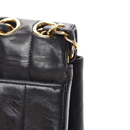 Chanel Lambskin Vertical Quilted Medium Single Flap Black 9 of 15