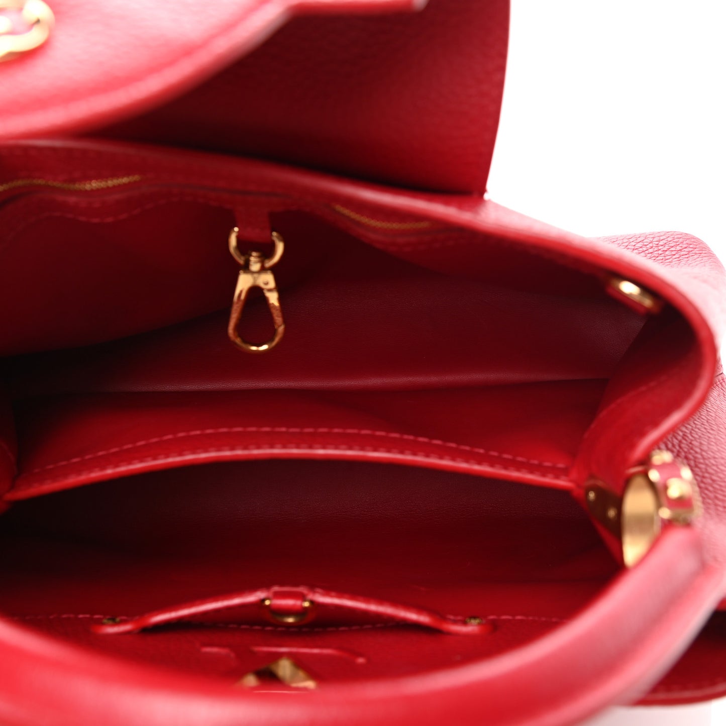 Taurillon Capucines PM Rubis