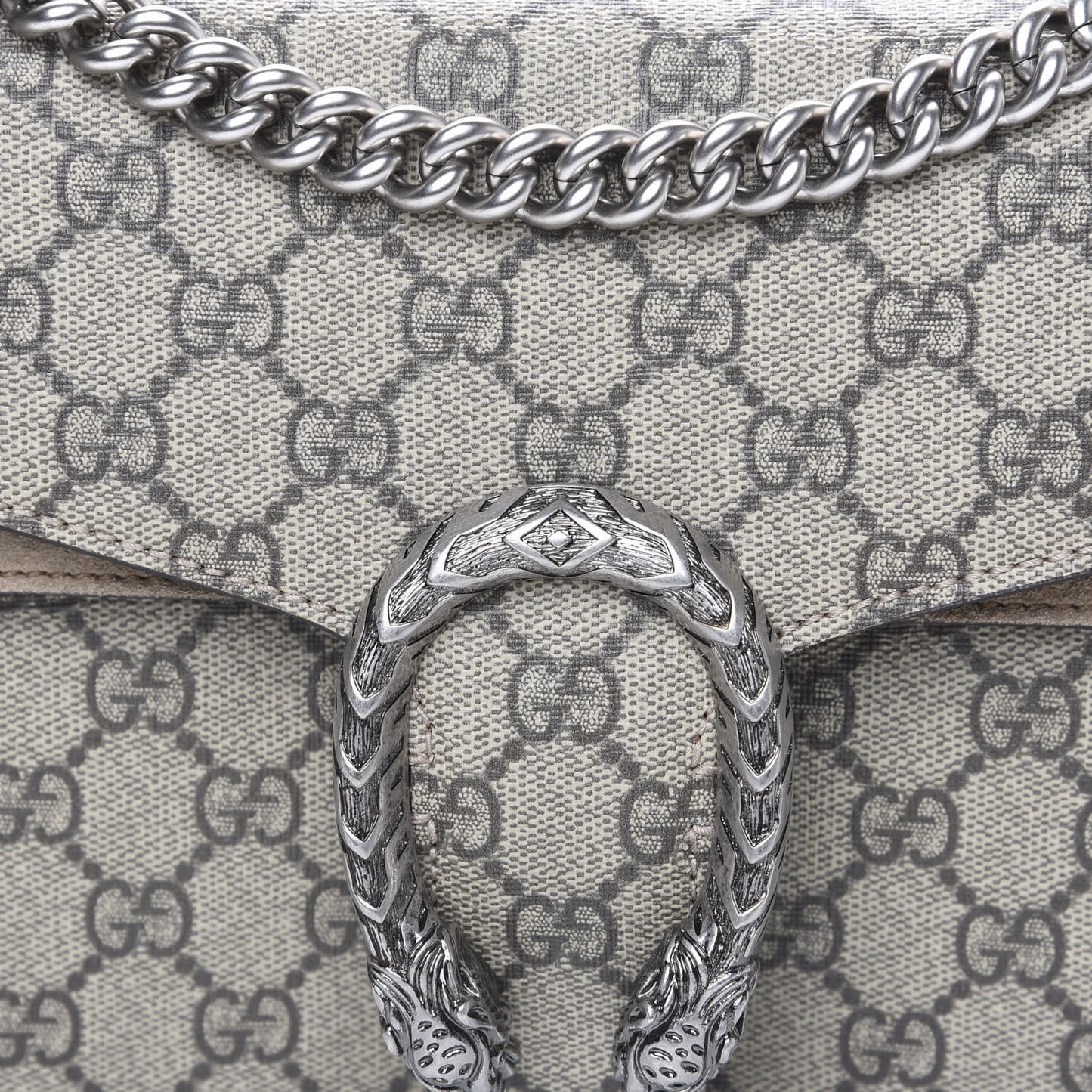 GG Supreme Monogram Small Dionysus Shoulder Bag Taupe