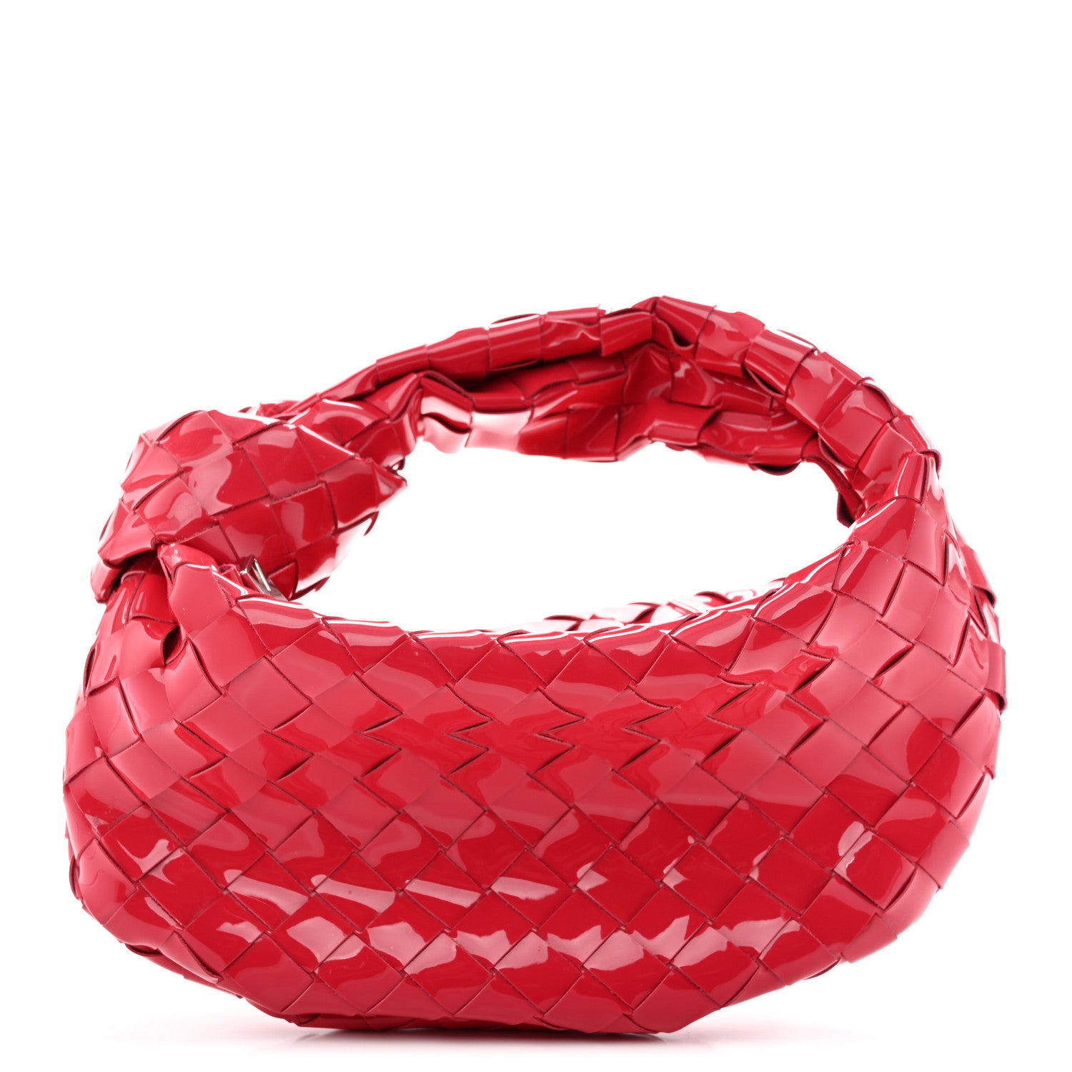 Bottega Veneta Patent Nappa Intrecciato Mini Jodie Candy Stripe 1 of 13