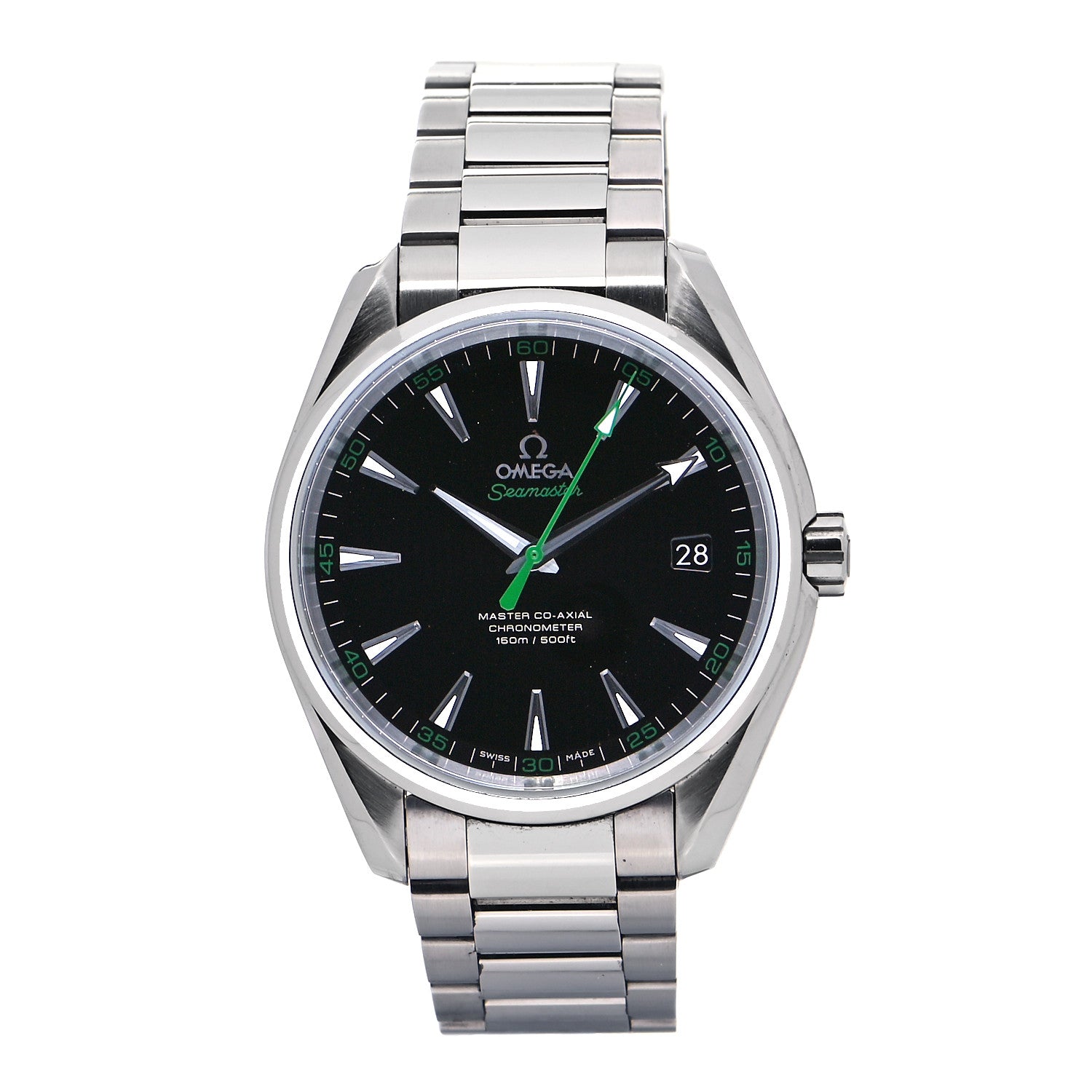 Omega Stainless Steel 41mm Seamaster Aqua Terra Co-Axial Chronometer Automatic Watch Black 231.10.42.21.01.004 1 of 4