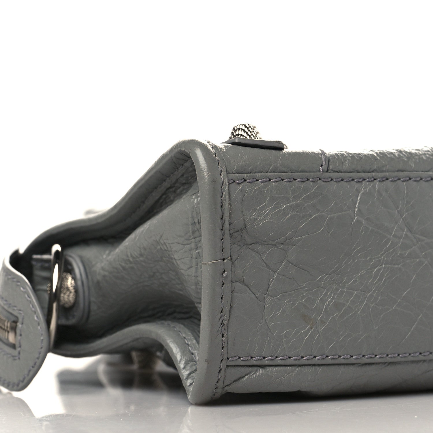 Balenciaga Agneau Giant 12 Silver Hardware Mini City Gris Haussmannien 8 of 9