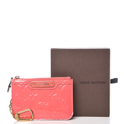 Louis Vuitton Vernis Key Pouch Rose Litchi 10 of 10