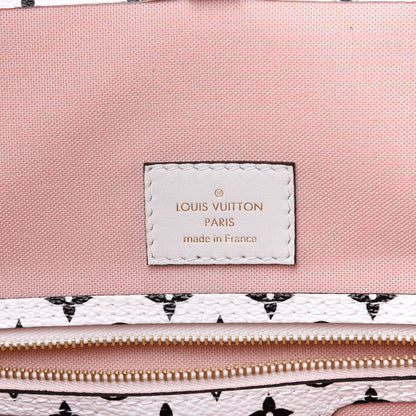 Louis Vuitton Monogram Giant Neverfull MM Rouge 8 of 9