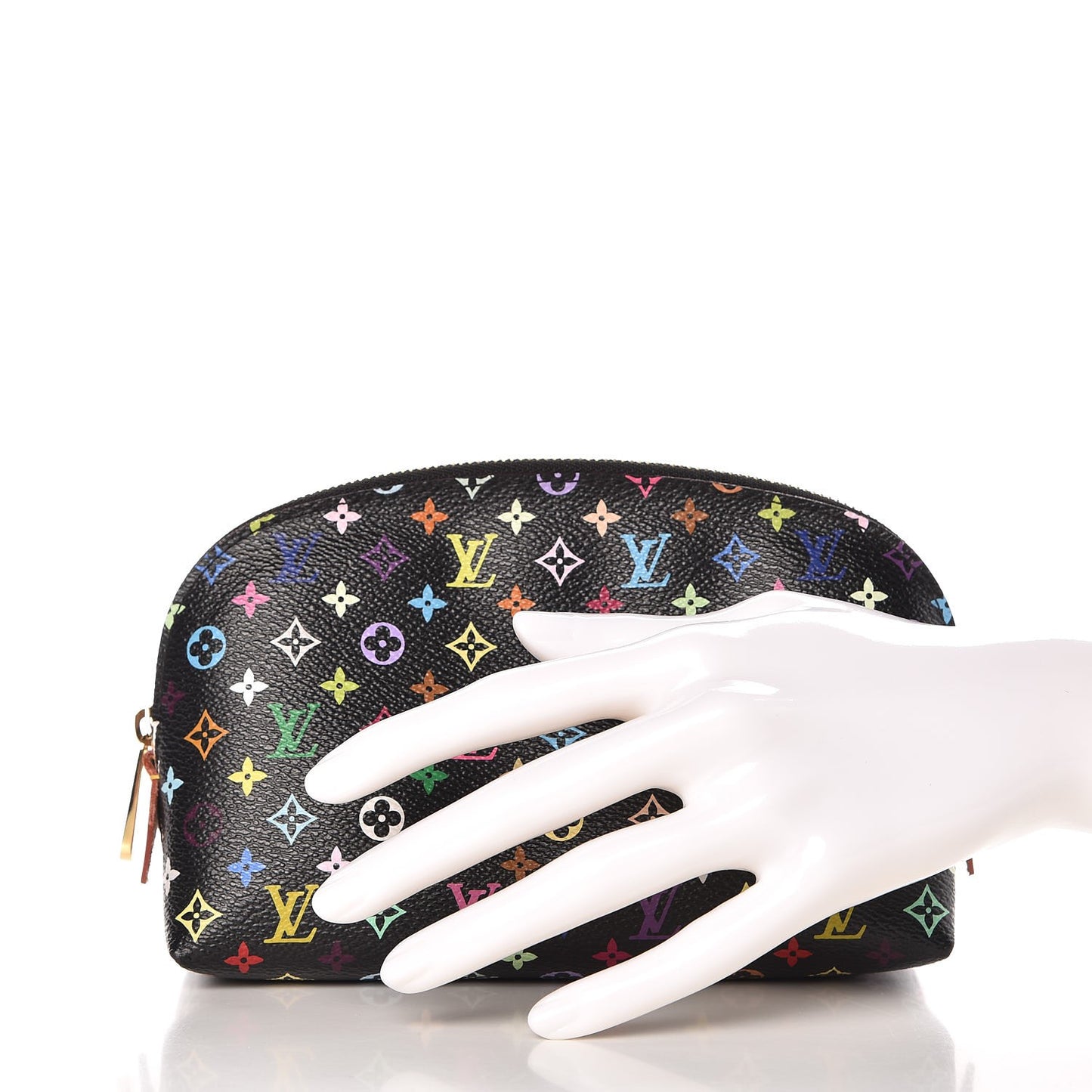 Monogram Multicolor Cosmetic Pouch Black Grenade