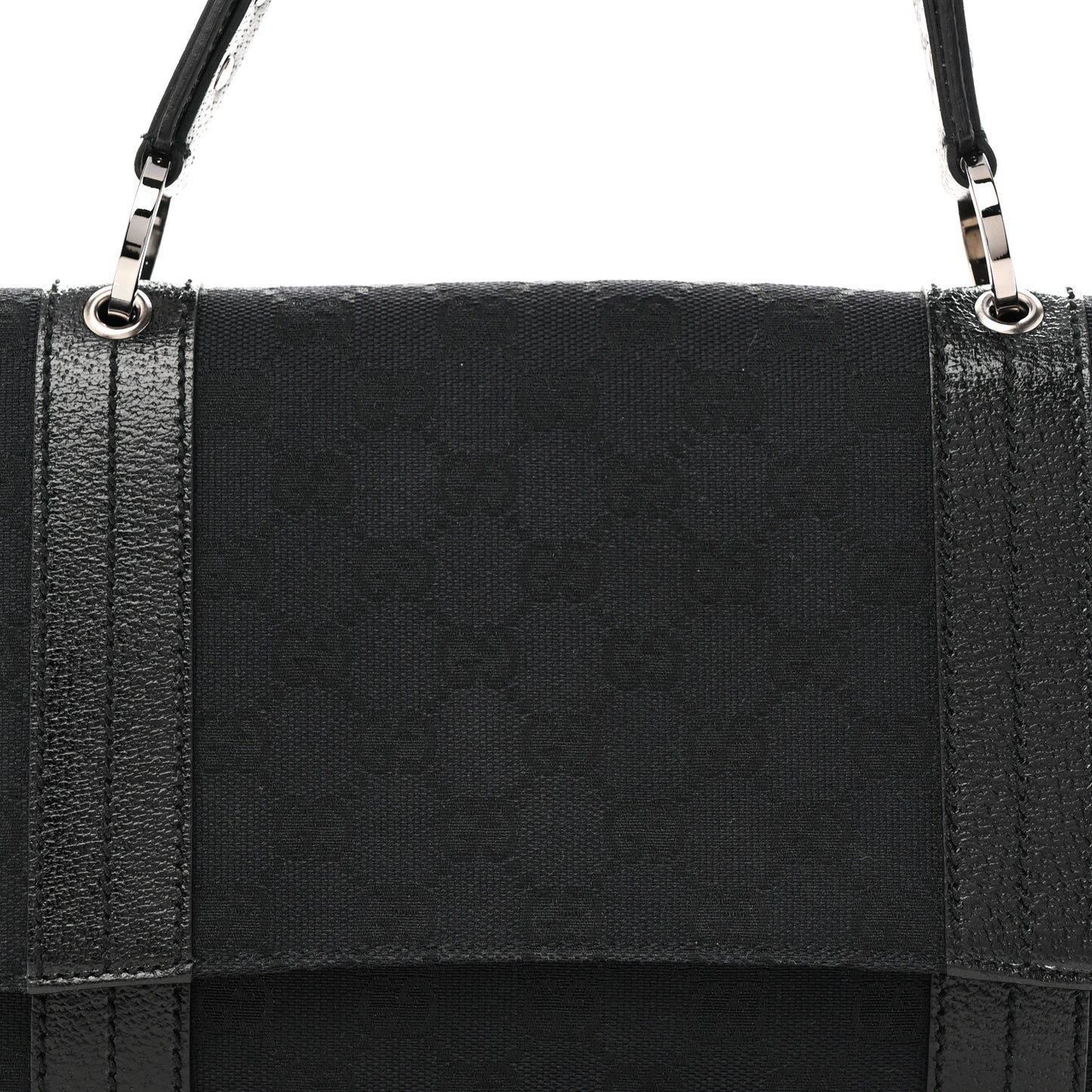 Monogram Satchel Black