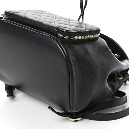 Chanel Caviar Quilted Business Affinity Backpack Black 9 of 9