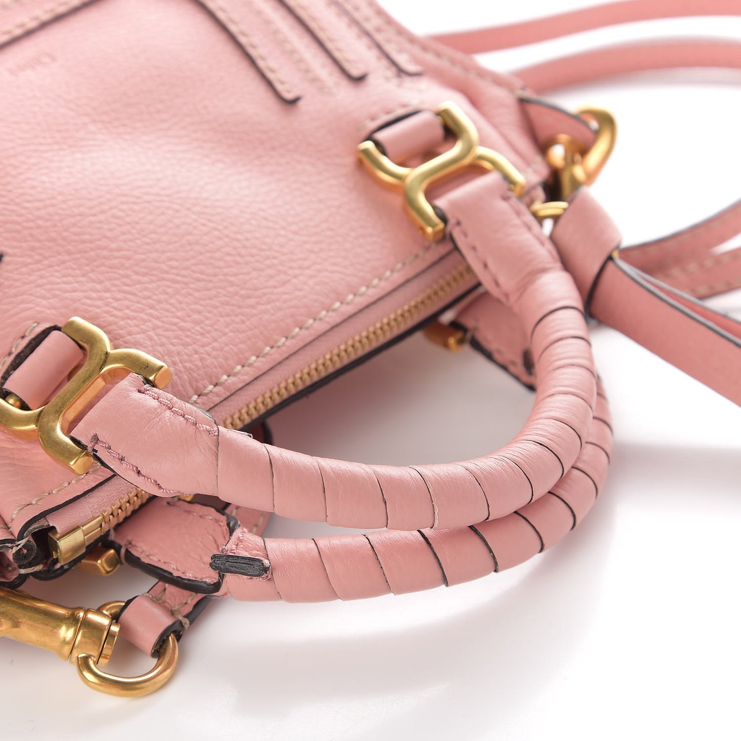 Calfskin Mini Marcie Satchel Anemone Pink