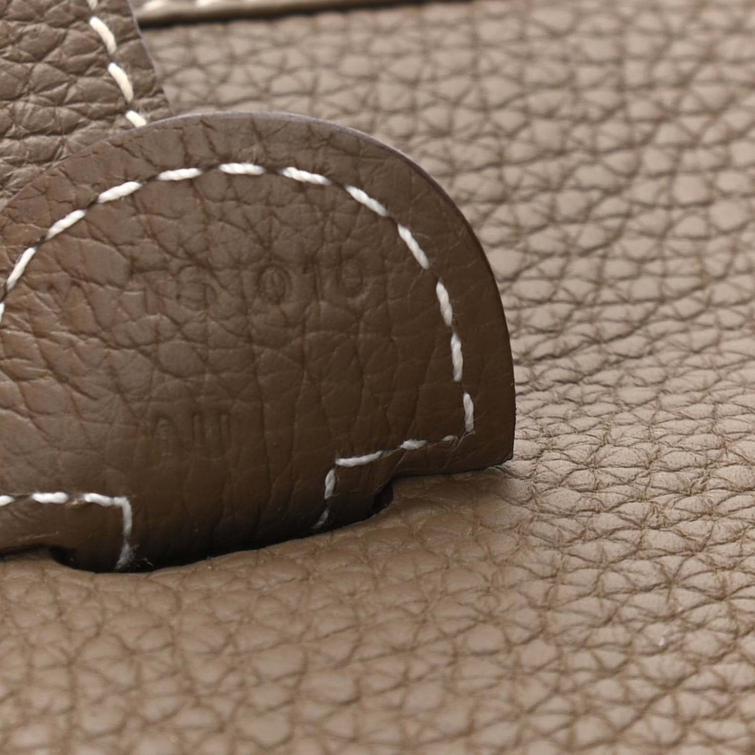 Hermes Taurillon Clemence Evelyne III PM Etoupe 7 of 11