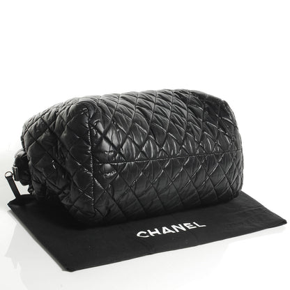 Chanel Nylon Coco Cocoon Bowler Black 4 of 7