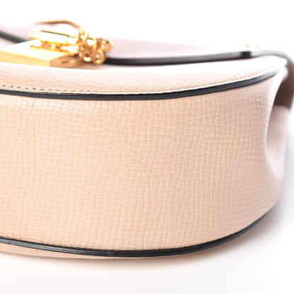 Chloe Grained Calfskin Lambskin Drew Shoulder Bag Powder Beige Caramel 13 of 13