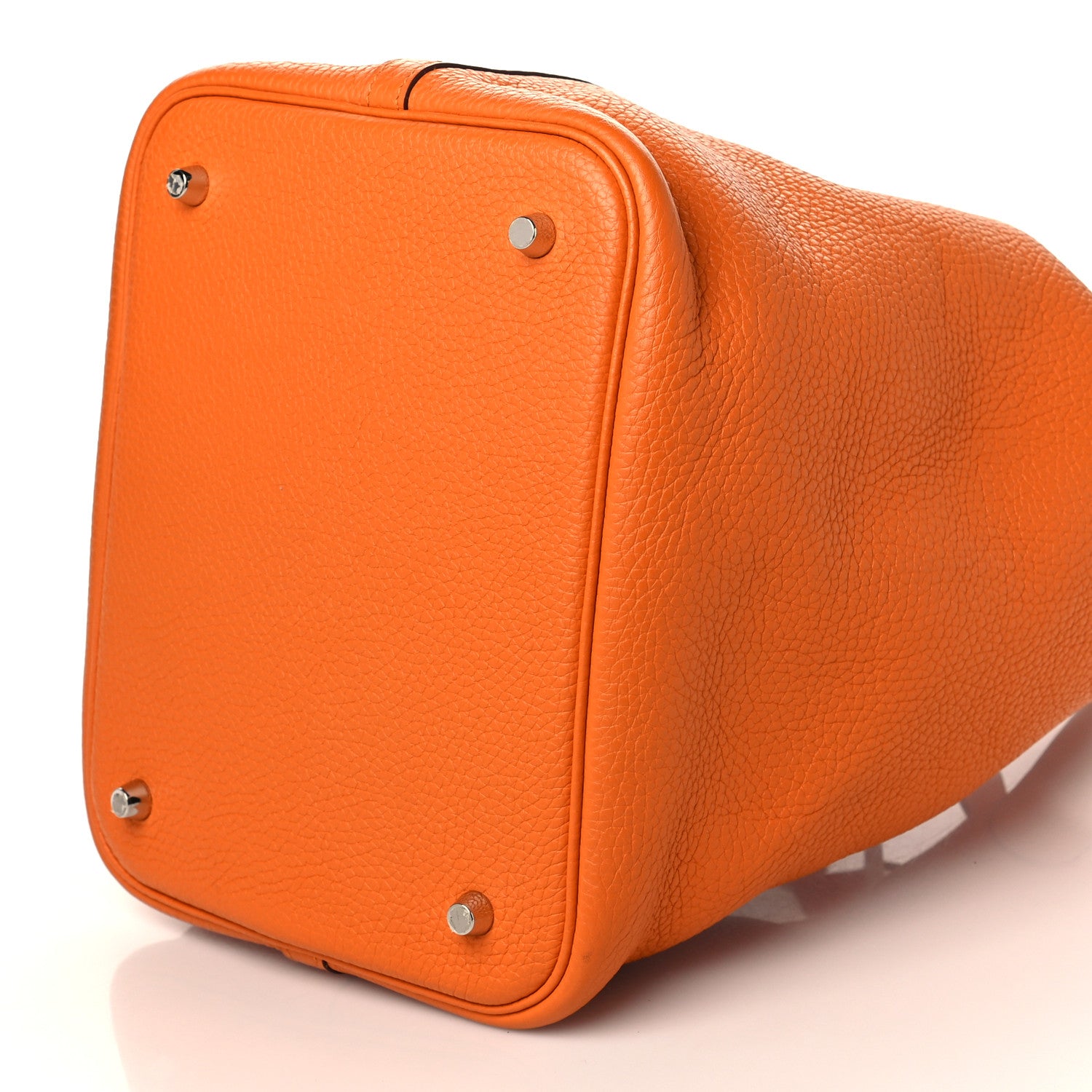 Hermes Taurillon Clemence Picotin Lock 22 MM Orange 8 of 8