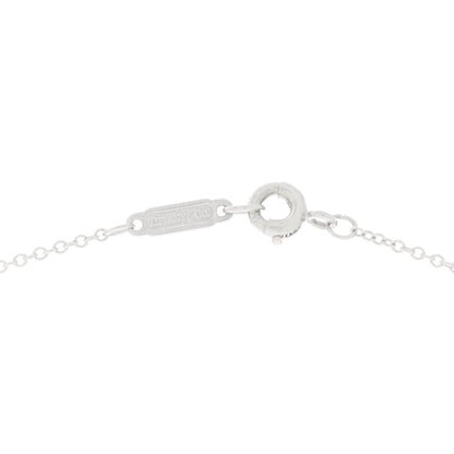 Tiffany Platinum Diamond Yellow Sapphire Star Drop Necklace 4 of 5