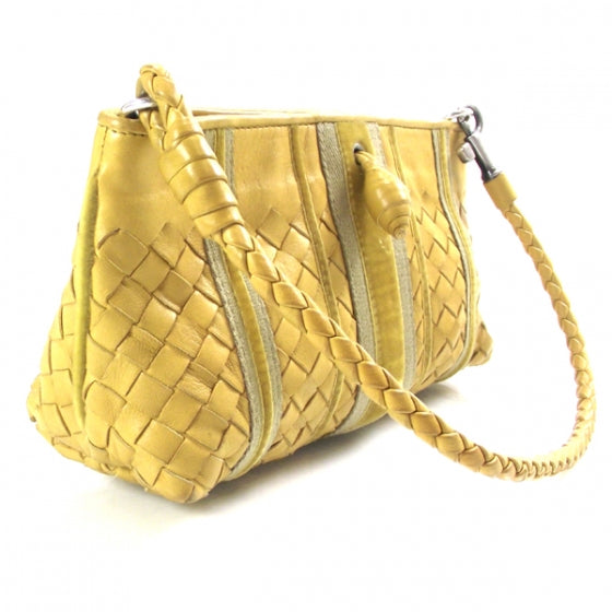 Bottega Veneta Nappa Intrecciato Mini Ponza Yellow 3 of 10