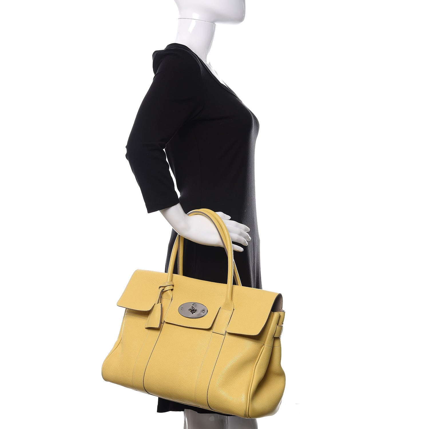 Mulberry Small Classic Grain Bayswater Camomile 2 of 9