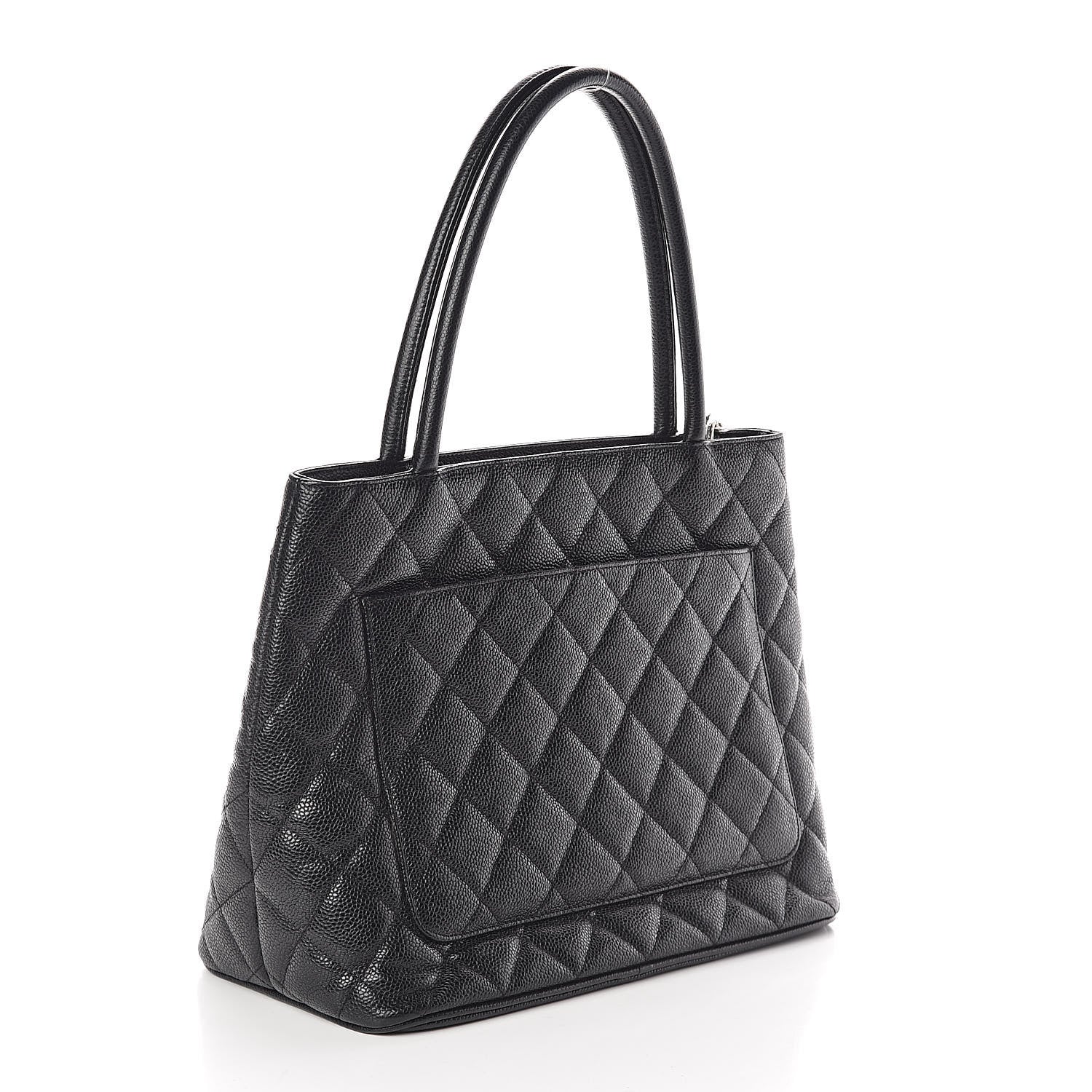 Chanel Caviar Quilted Medallion Tote Black 3 of 10