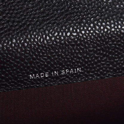 Chanel Caviar Quilted Flap Card Holder Black 7 of 9