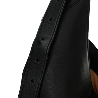 Gucci Calfskin Dog Embroidered Extra Large Dionysus Hobo Black 11 of 14