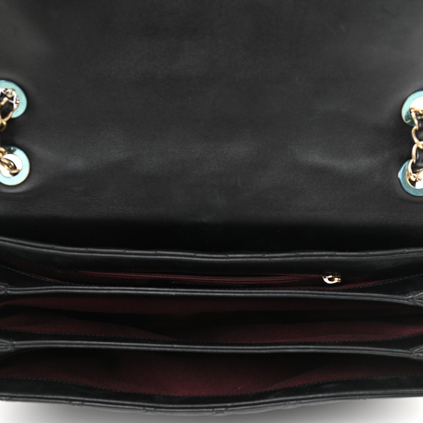 Calfskin Quilted Jumbo Soft Elegance Flap Black
