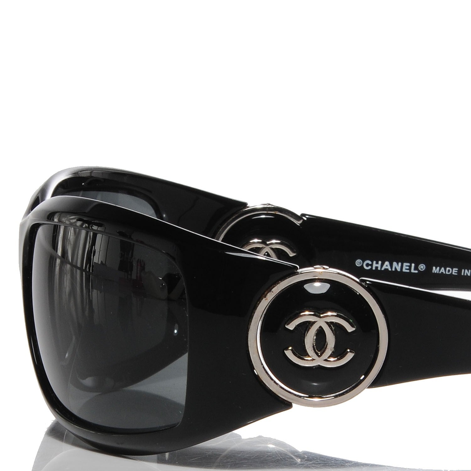 Chanel CC Sunglasses 6030 Black 3 of 6