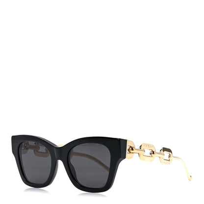 Louis Vuitton Metal LV Edge Sunglasses Z1631W Black 1 of 8