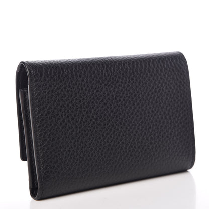Louis Vuitton Taurillon Capucines Studded Compact Wallet Black 3 of 8