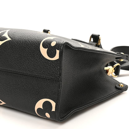 Louis Vuitton Empreinte Monogram Giant Onthego PM Black Beige 9 of 9