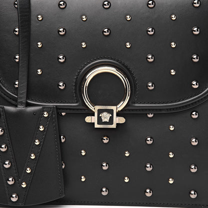 Versace Nappa Studded Medium DV ONE Satchel Black 13 of 13