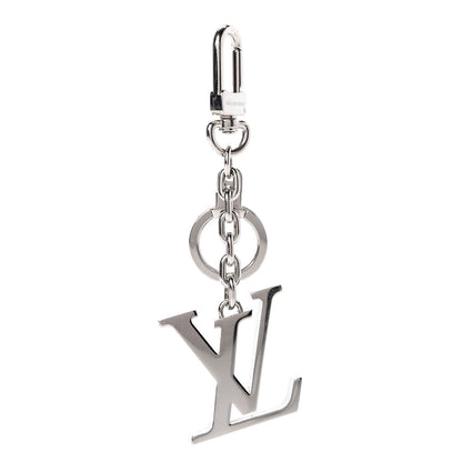 Louis Vuitton LV Facettes Bag Charm Key Holder Silver 1 of 4