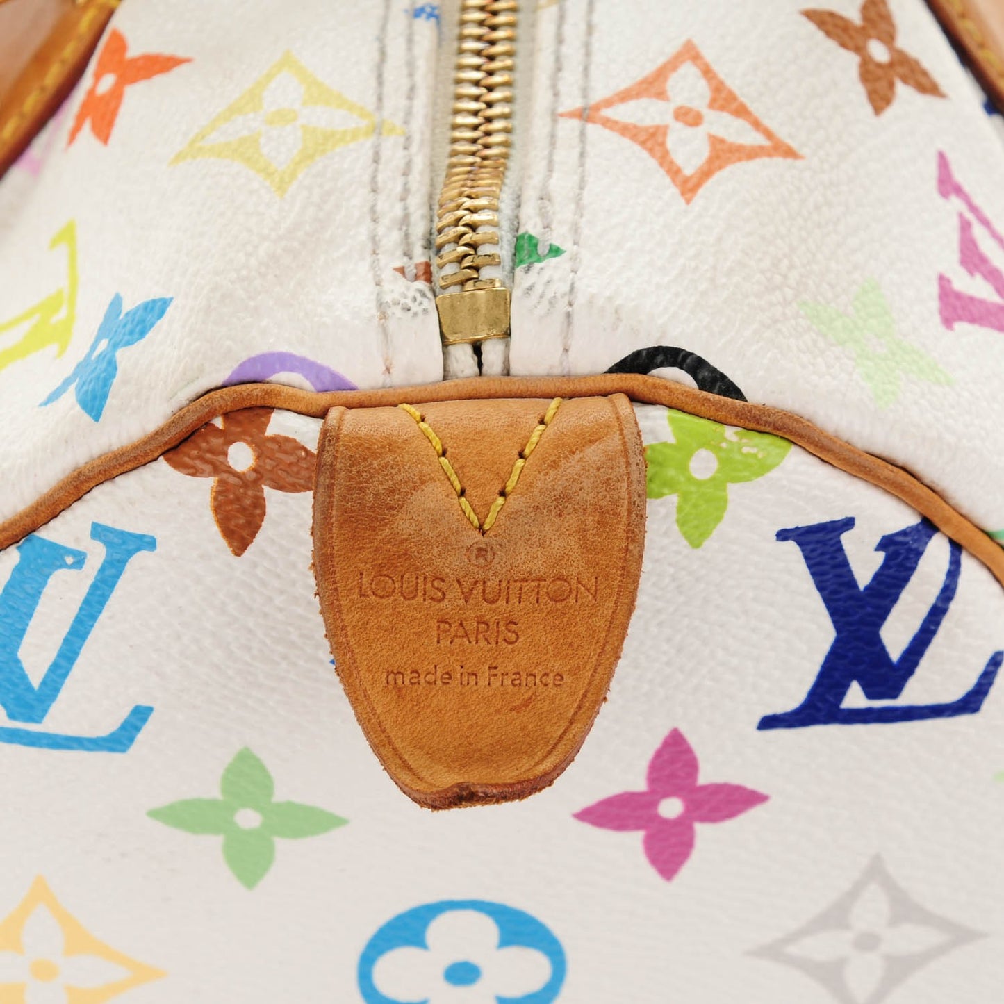 Monogram Multicolor Speedy 30 White