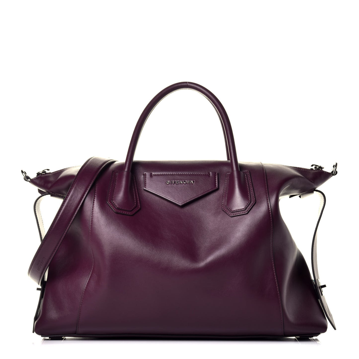 Smooth Calfskin Medium Soft Antigona Aubergine