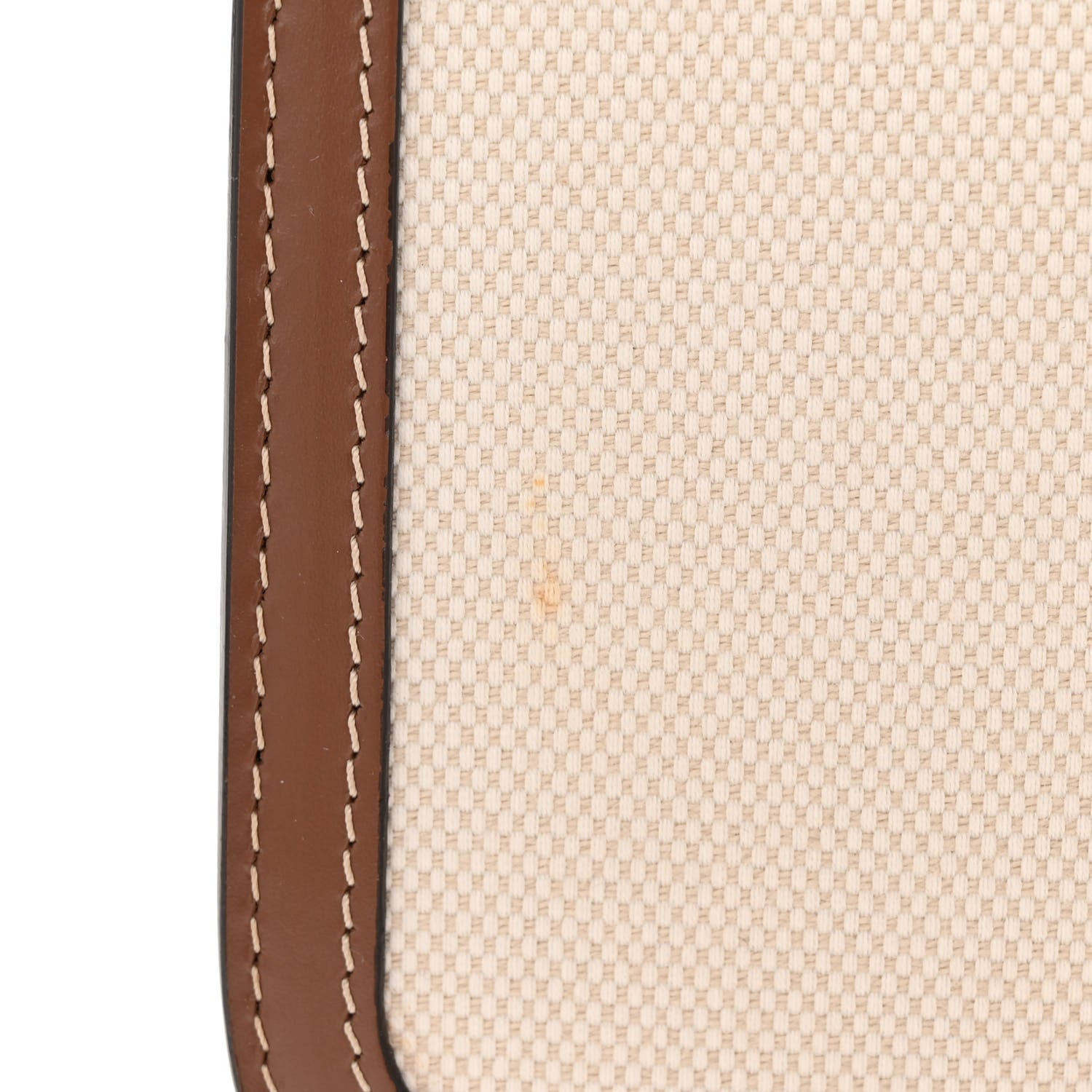 Burberry Canvas Calfskin Small TB Bag Natural 11 of 12