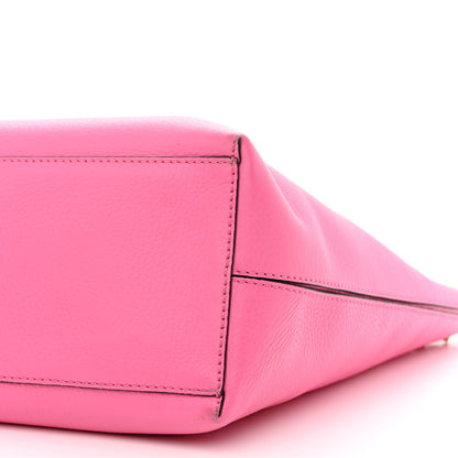 Valentino Garavani Grained Calfskin Rockstud Shoulder Tote Feminine Pink 9 of 9