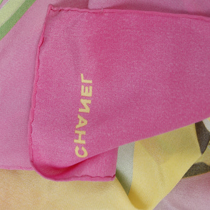Chanel Silk CC Scarf Multicolor 5 of 6