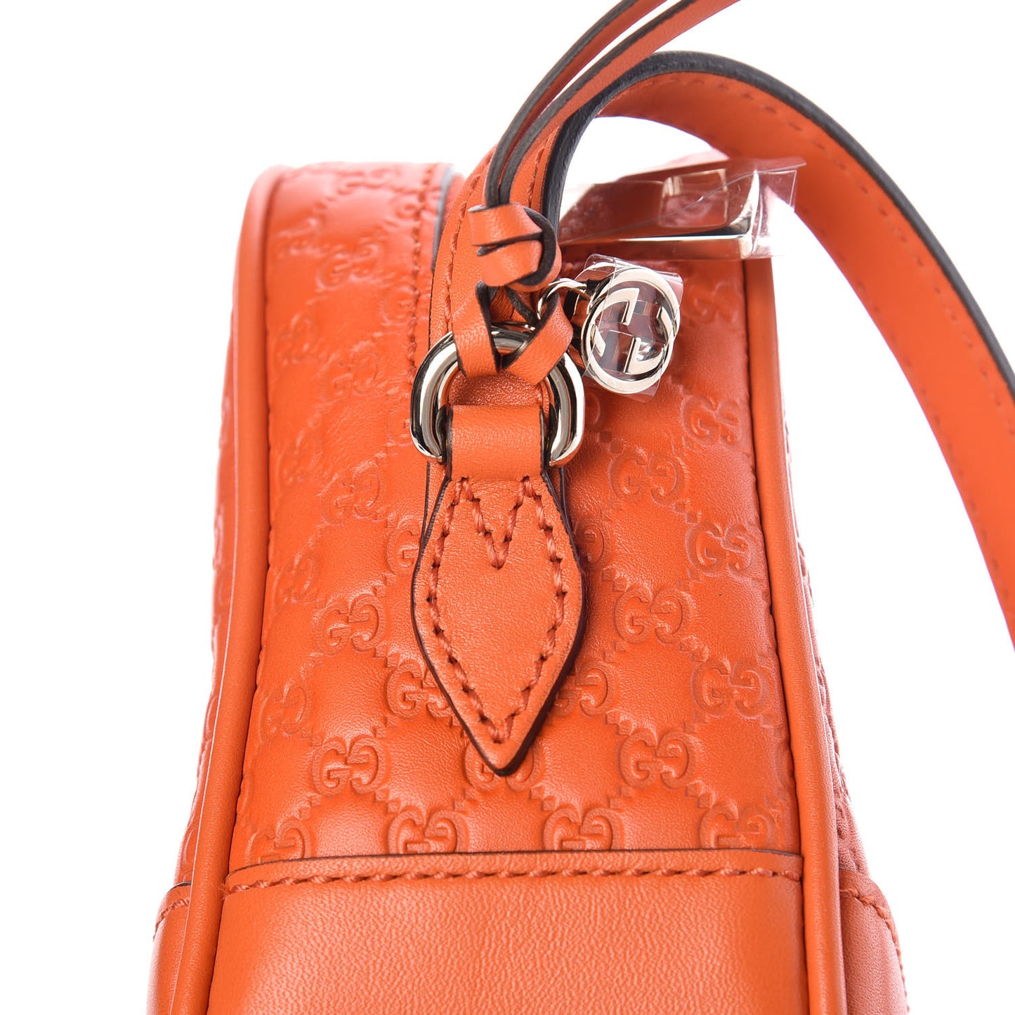 Soft Microguccissima Mini Bree Messenger Bag Sun Orange