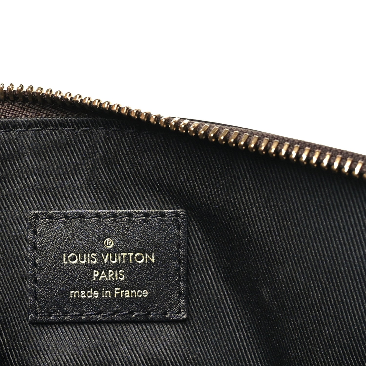 Louis Vuitton Damier Ebene Odeon Tote MM Black 6 of 9