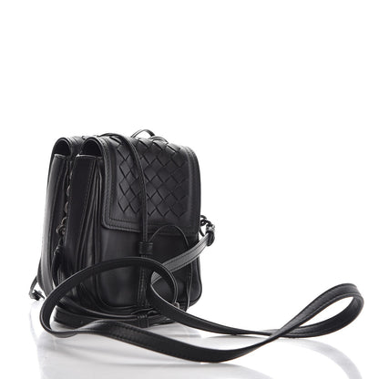 Bottega Veneta Nappa Intrecciato Two Micro Shoulder Bag Black 3 of 9