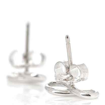 Tiffany Sterling Silver Infinity Earrings 3 of 5