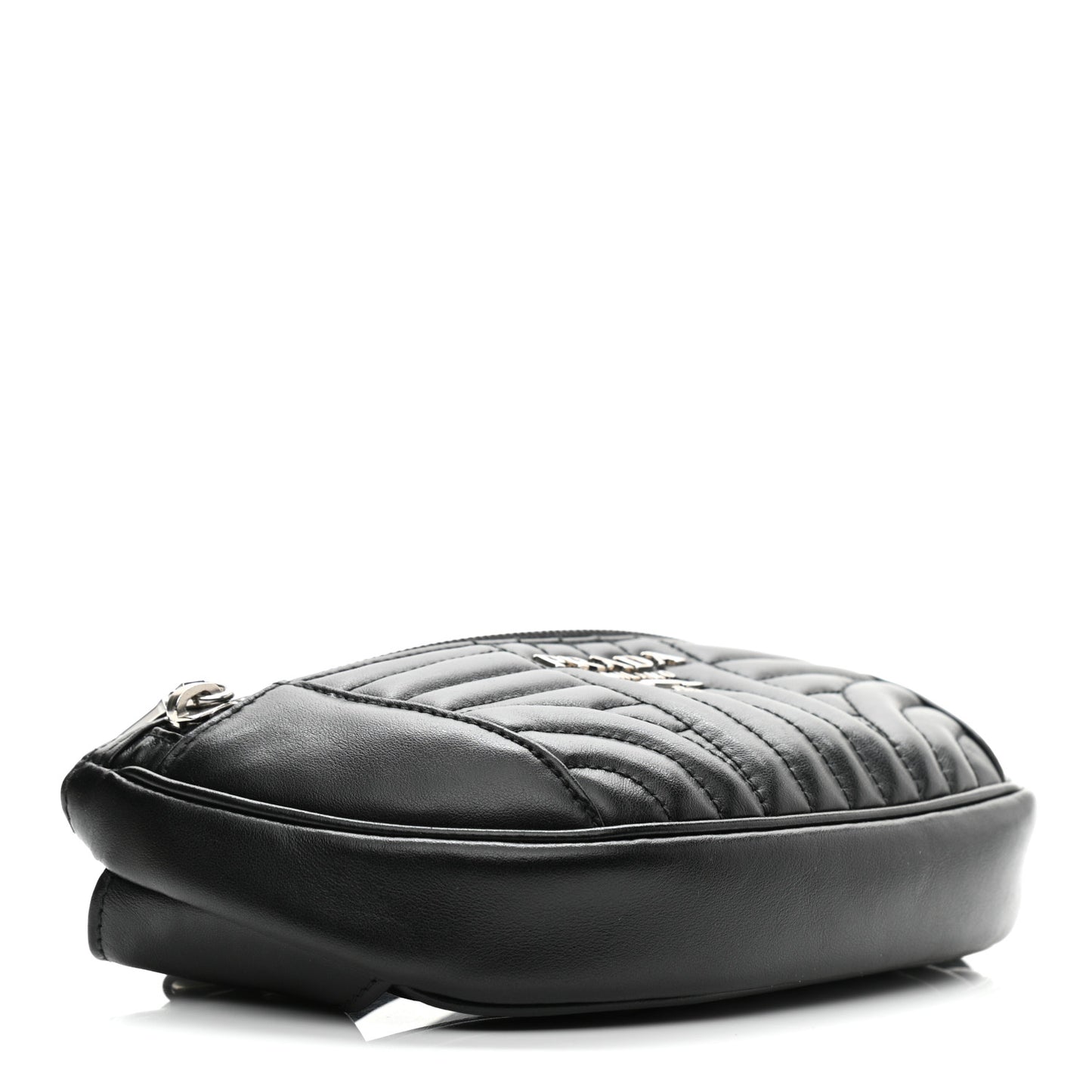 Soft Calfskin Impunture Diagramme Belt Bag Black