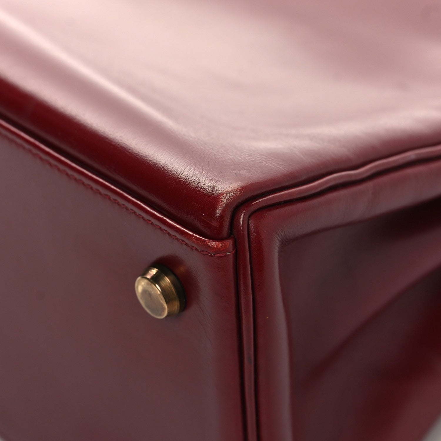 Hermes Box Kelly Retourne 28 Rouge H 12 of 14