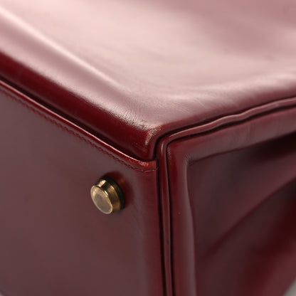 Hermes Box Kelly Retourne 28 Rouge H 12 of 14
