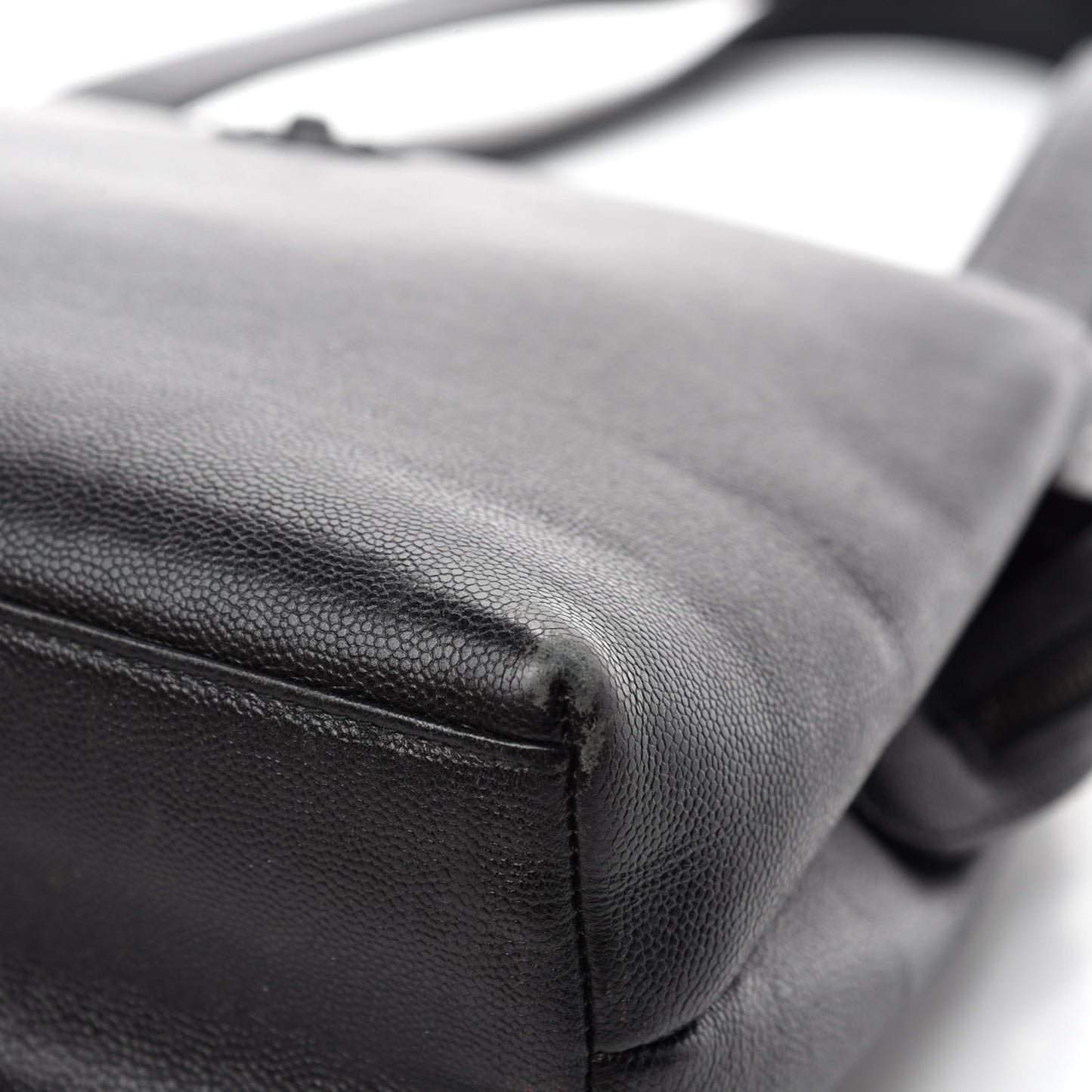 Caviar Small Shopping Tote Black